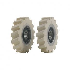 Rodillos de goma para encoladora de bordes, ruedas de rodillo de presión para aplicadora de bandas de borde, 65x12x14mm