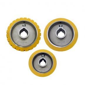Rodillos de alimentación de 120x30x50mm, ruedas de alimentación de goma para máquina cepilladora de madera de doble cara